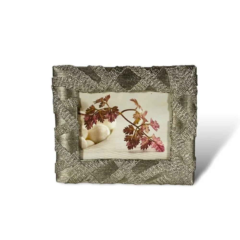 TWO BEAUTIFUL SILVER PHOTO PICTURE FRAMES BUNDLE Like New!